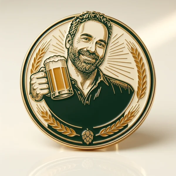 Certified Hansum enamel pin
